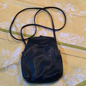 Vintage Fossil Leather Crossbody Bag